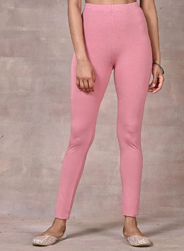 Rose Pink Plain Tight