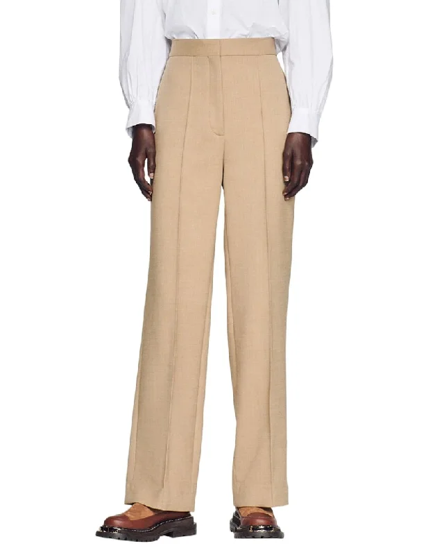 Sandro Wool-Blend Pant