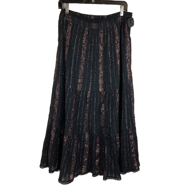 Skirt Maxi By Allison In Black, Size: L