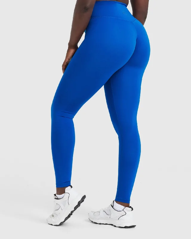 Timeless High Waisted Leggings | Cobalt