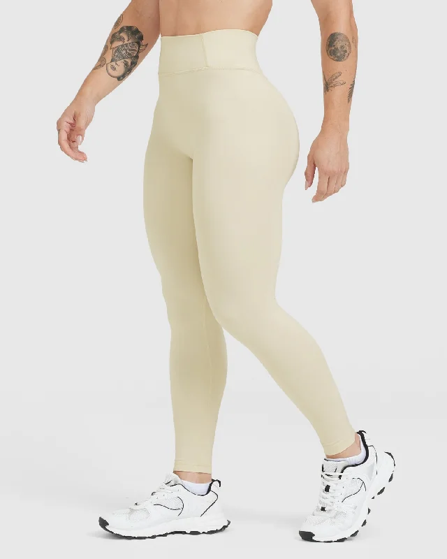 Timeless High Waisted Leggings | Vanilla