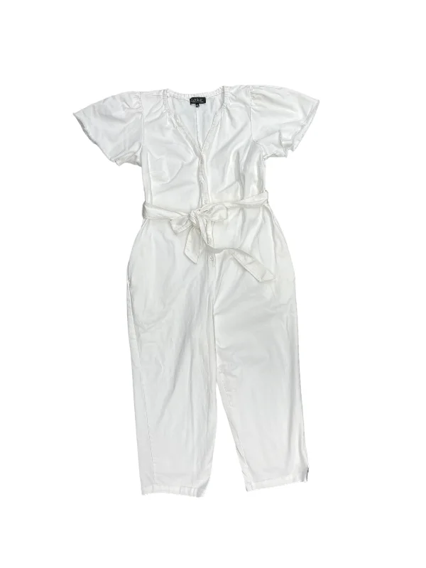 White Jumpsuit Eloquii, Size 14