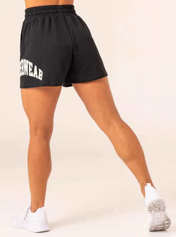 Women's Collegiate Track Short - Black