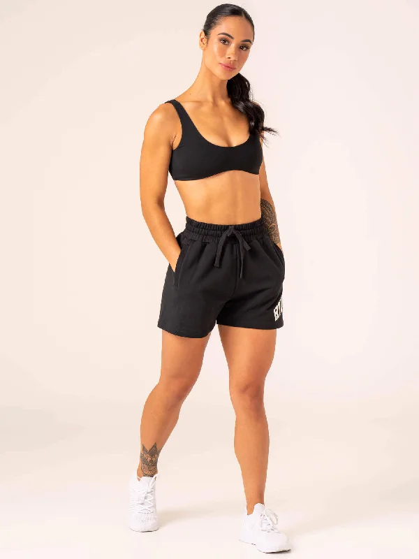 Women's Collegiate Track Short - Black